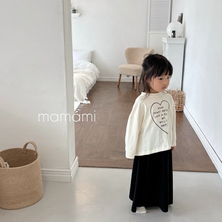 Mamami - Korean Women Fashion - #romanticstyle - Happy Heart Tee (Adult) - 12