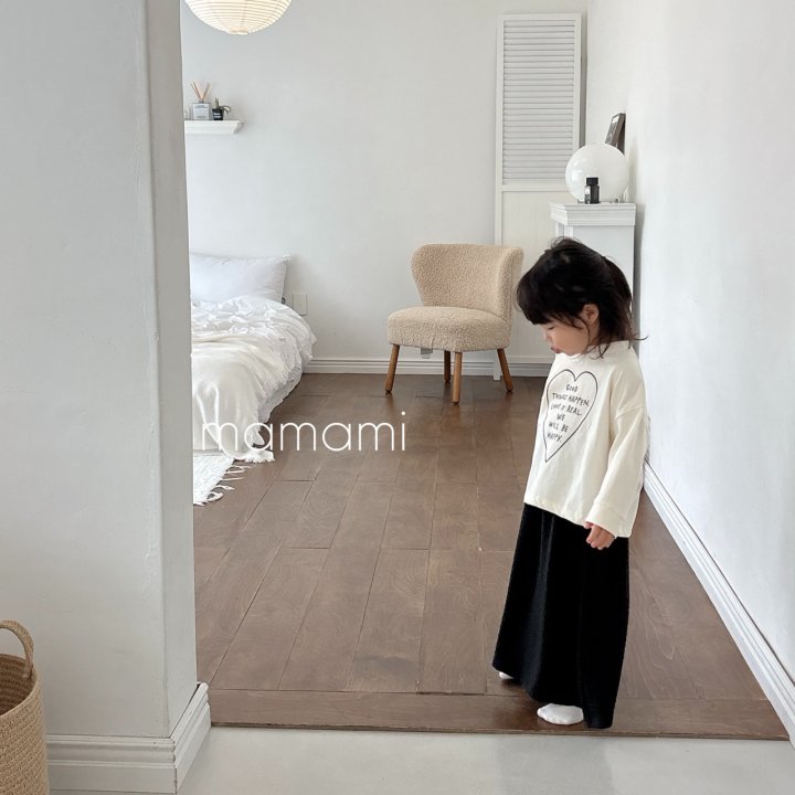 Mamami - Korean Women Fashion - #vintagekidsstyle - Happy Heart Tee (Adult) - 9
