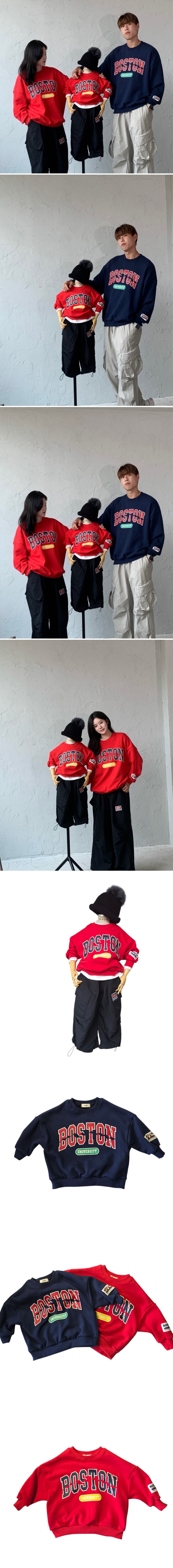 Maro - Korean Children Fashion - #discoveringself - Boston Sweatshirt - 2