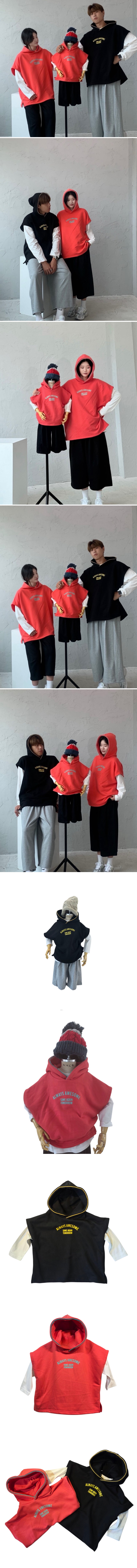 Maro - Korean Children Fashion - #stylishchildhood - Some Hooded Vest - 2