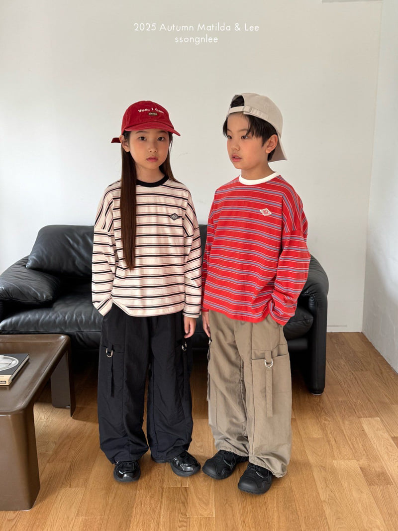 Matilda & Lee - Korean Children Fashion - #Kfashion4kids - Diamond Stripe Tee - 9
