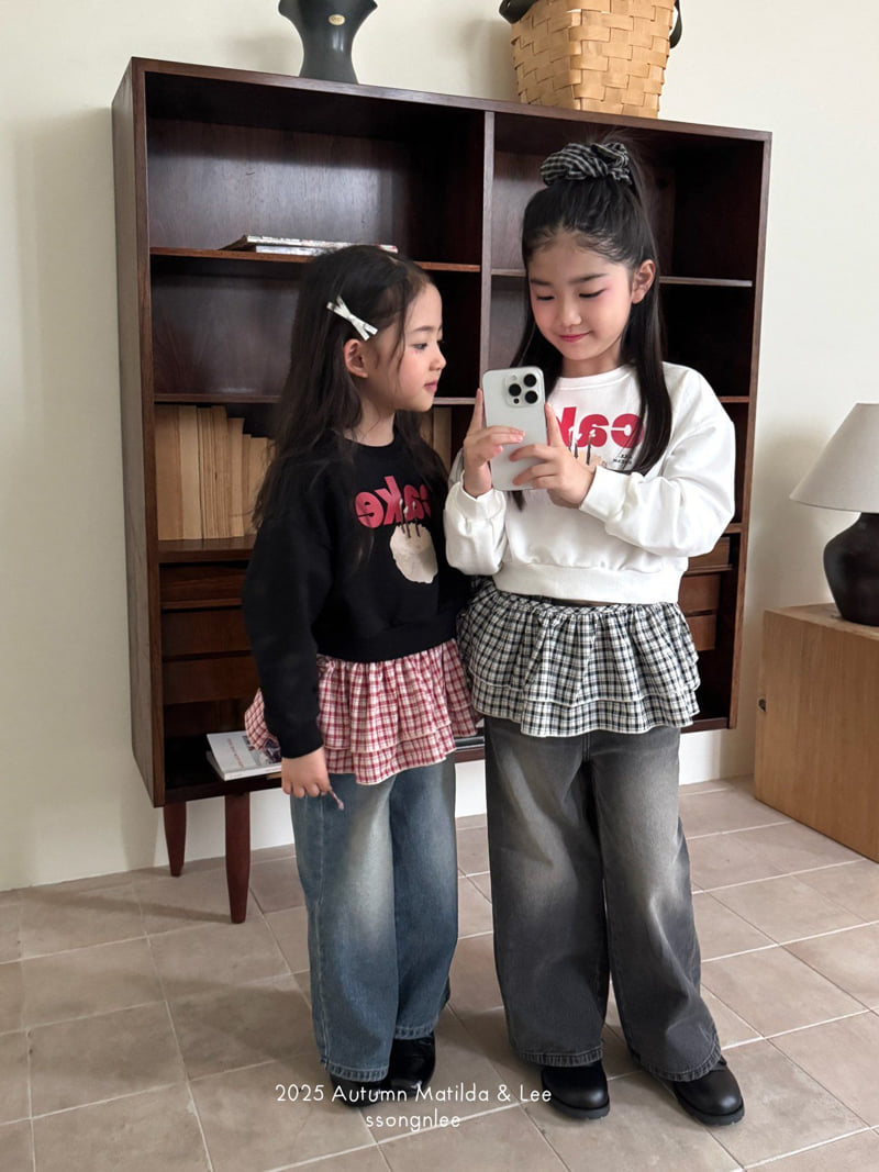 Matilda & Lee - Korean Children Fashion - #Kfashion4kids - Cake Crop Sweatshirt - 5