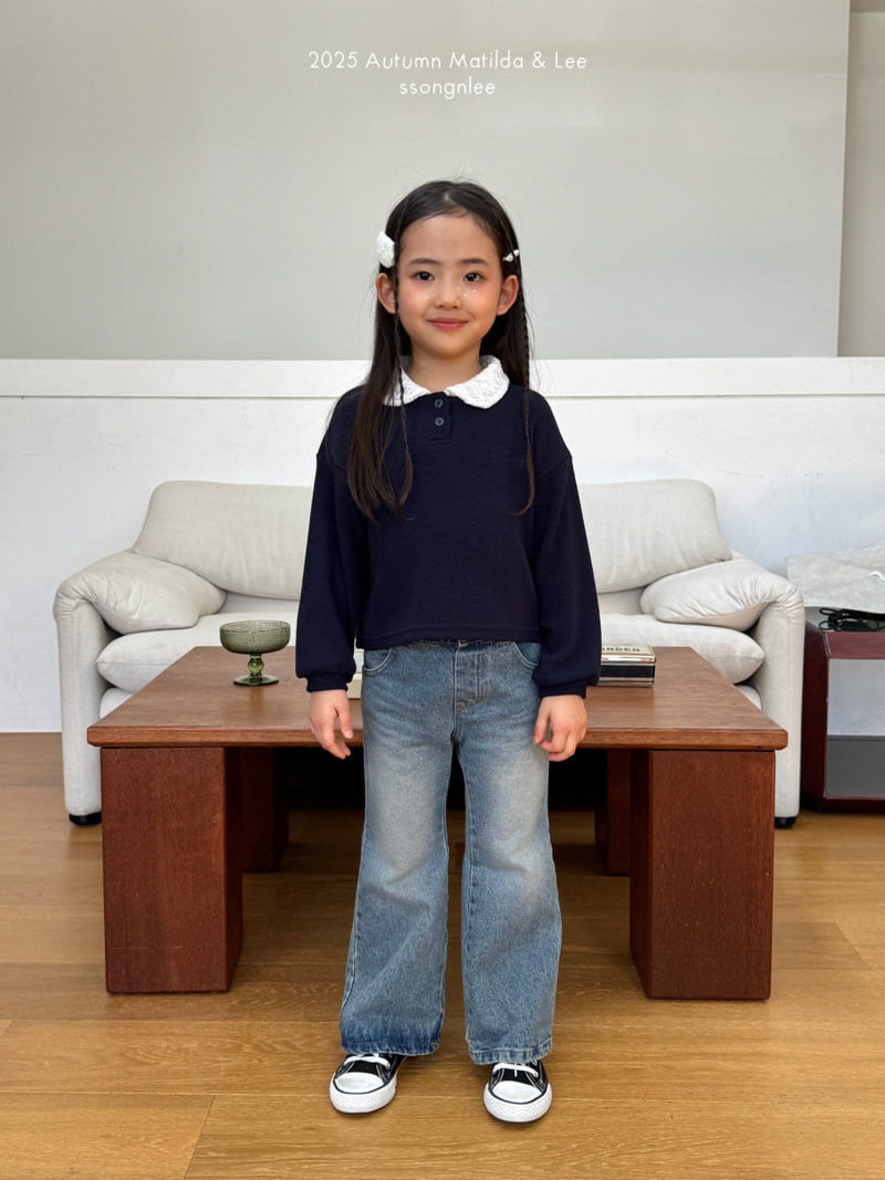 Matilda & Lee - Korean Children Fashion - #Kfashion4kids - Bootcut Denim Pants - 3