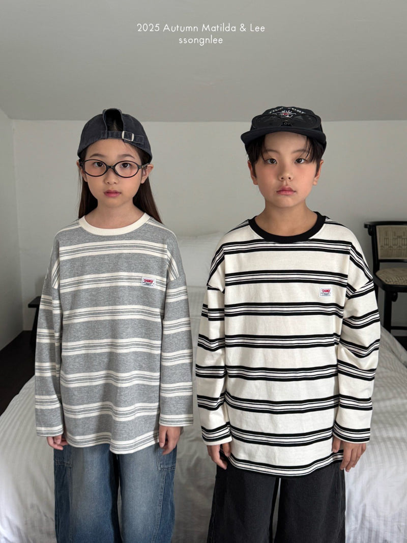 Matilda & Lee - Korean Children Fashion - #Kfashion4kids - Change Stripe Tee - 11