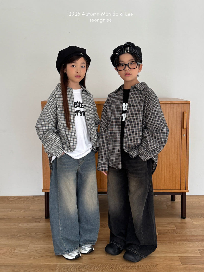 Matilda & Lee - Korean Children Fashion - #Kfashion4kids - Classic Check Shirt - 5