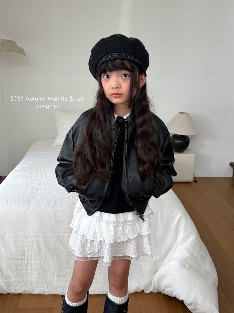 Matilda & Lee - Korean Children Fashion - #Kfashion4kids - Black Mood Jacket (Junior)
