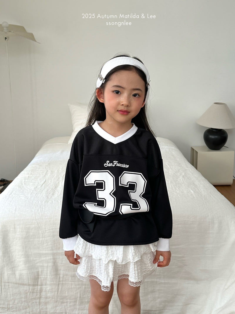 Matilda & Lee - Korean Children Fashion - #Kfashion4kids - Number 33 Jersey Tee - 10
