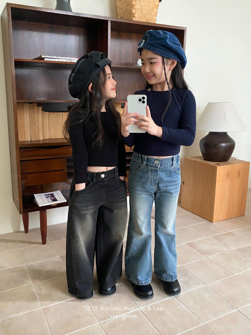 Matilda & Lee - Korean Children Fashion - #kidzfashiontrend - Twin Under-Up Knit Tee - 4