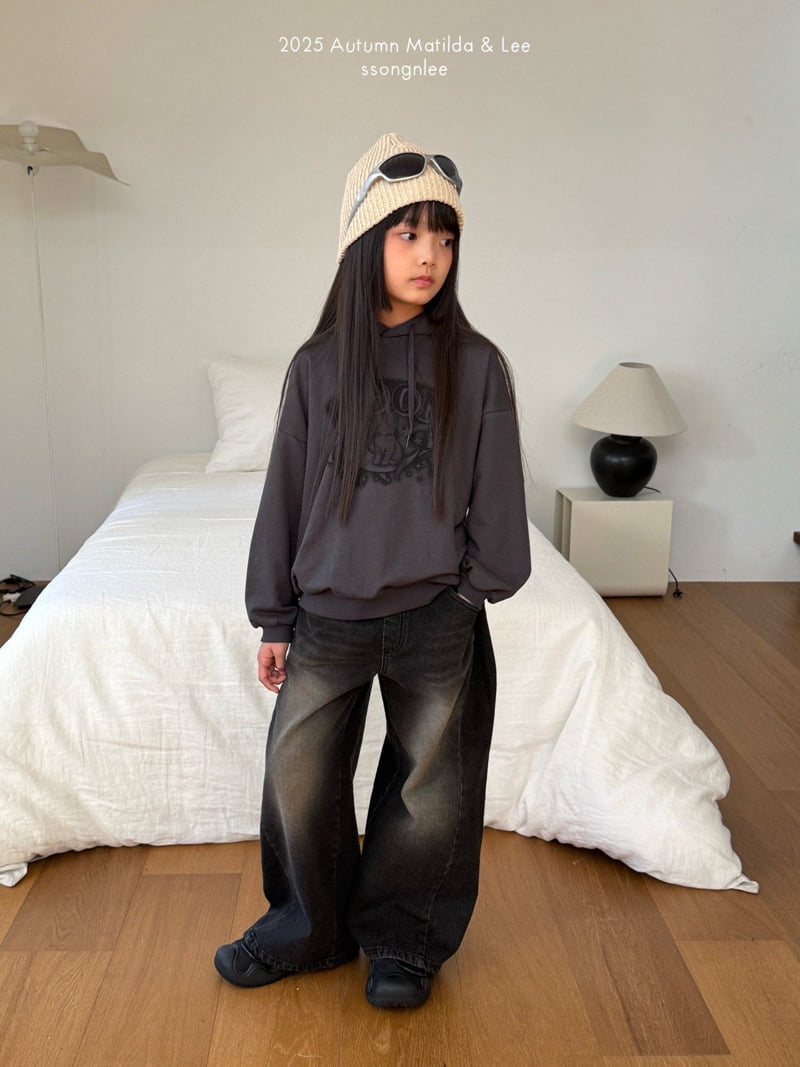 Matilda & Lee - Korean Children Fashion - #childofig - Moon Cat Hoodie - 7
