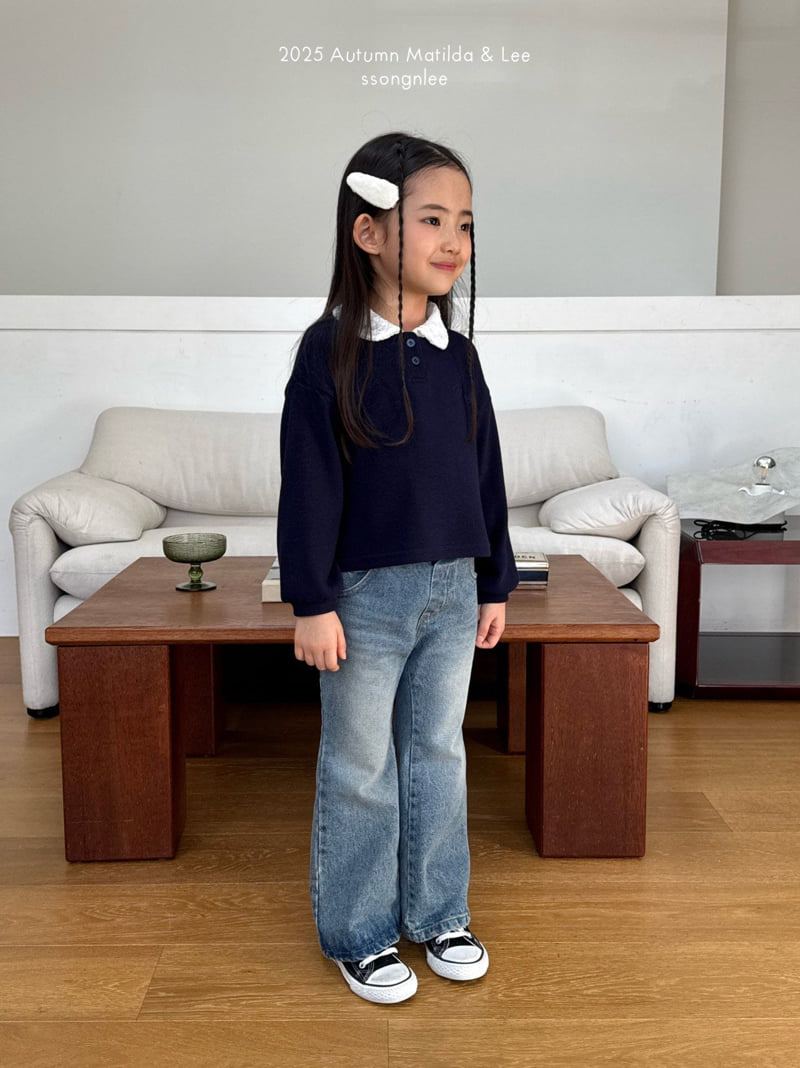 Matilda & Lee - Korean Children Fashion - #childofig - Bootcut Denim Pants - 9