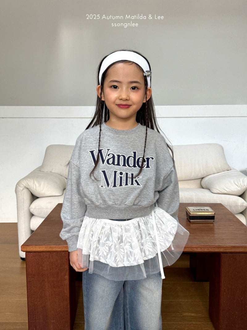 Matilda & Lee - Korean Children Fashion - #childofig - Flower Layered Wrap Skirt - 4