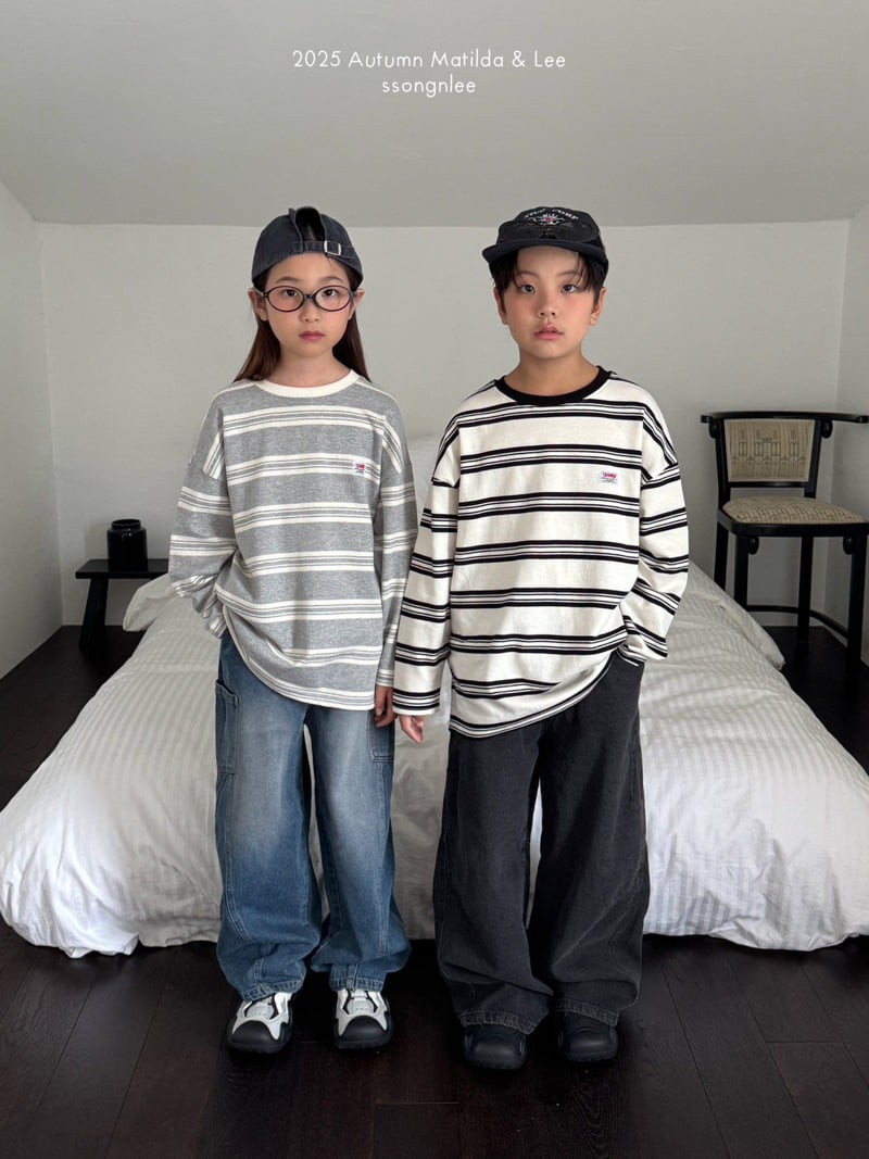 Matilda & Lee - Korean Children Fashion - #childofig - Change Stripe Tee - 3