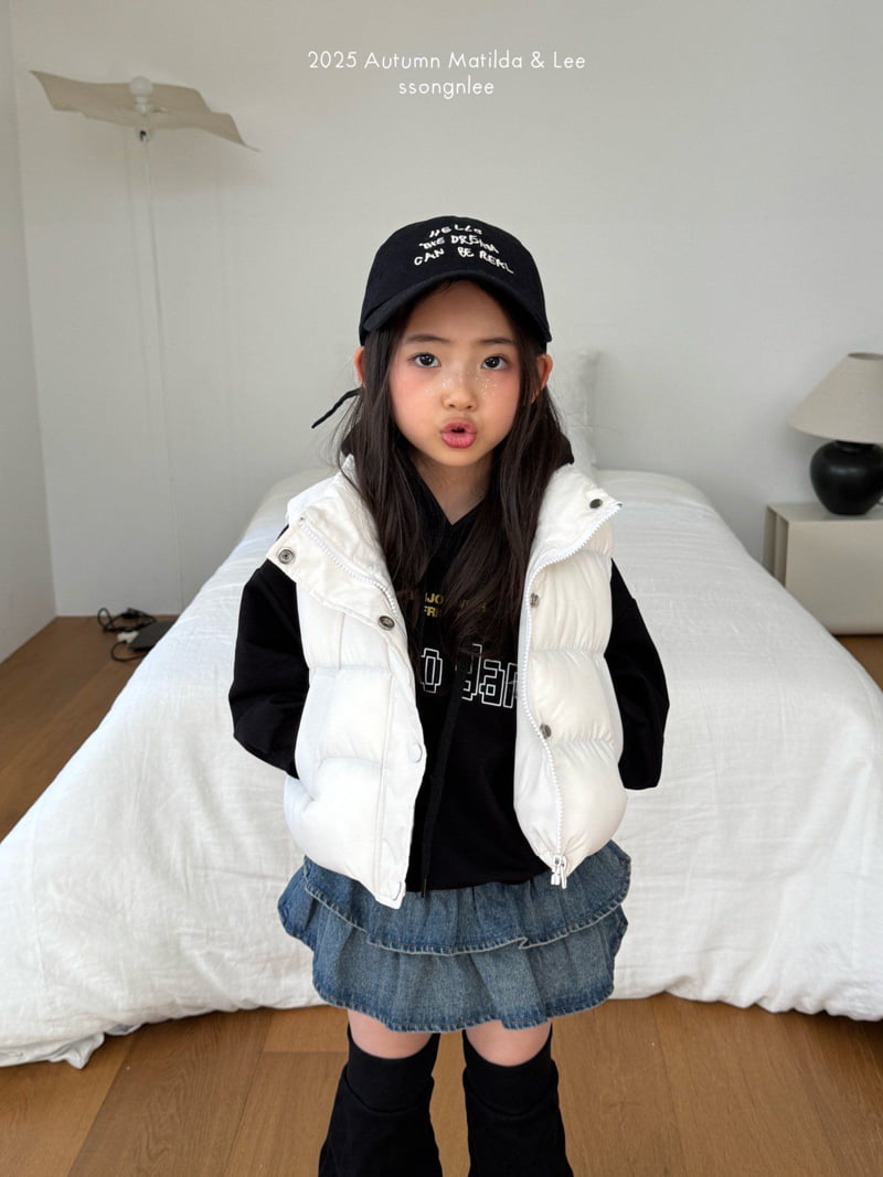Matilda & Lee - Korean Children Fashion - #childofig - Frill Denim Skirt - 11