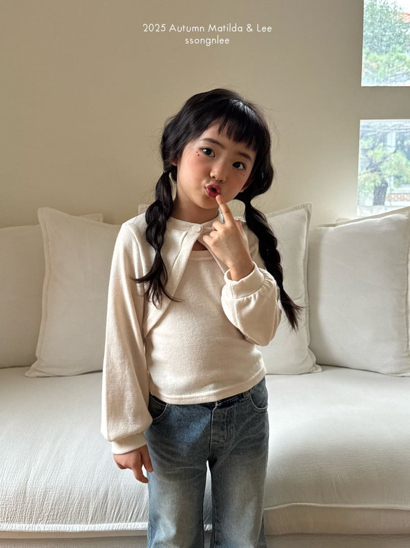 Matilda & Lee - Korean Children Fashion - #childofig - Button Bolero Knit - 4