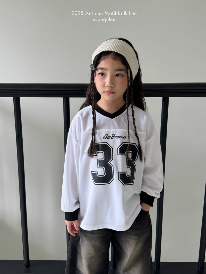 Matilda & Lee - Korean Children Fashion - #childofig - Number 33 Jersey Tee