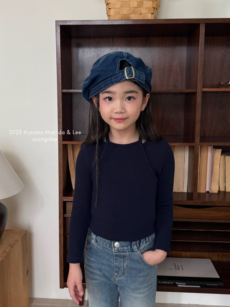 Matilda & Lee - Korean Children Fashion - #childofig - Twin Under-Up Knit Tee - 9