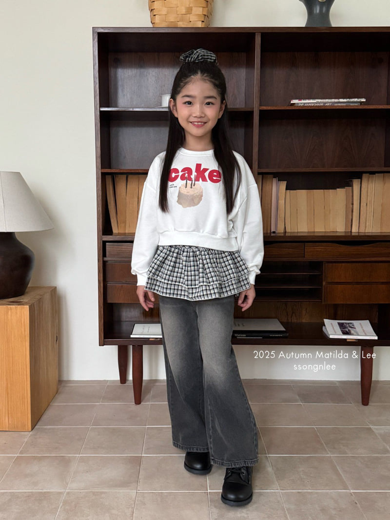 Matilda & Lee - Korean Children Fashion - #childofig - Check Layered Wrap Skirt - 7