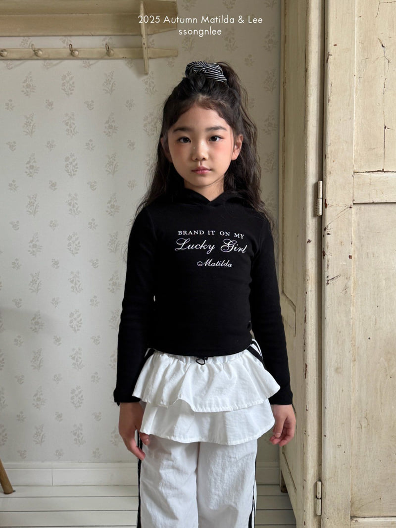 Matilda & Lee - Korean Children Fashion - #prettylittlegirls - Lucky Girl Lace Hoodie - 4