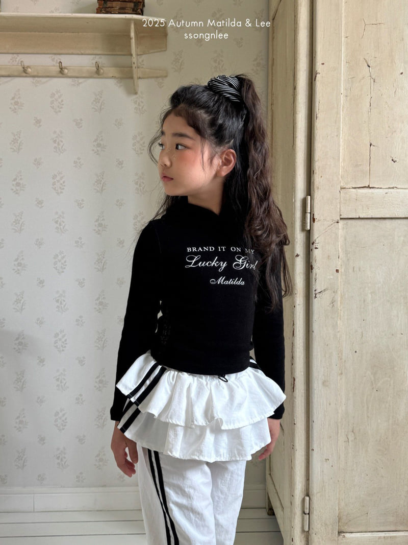 Matilda & Lee - Korean Children Fashion - #childofig - Lucky Girl Lace Hoodie - 5