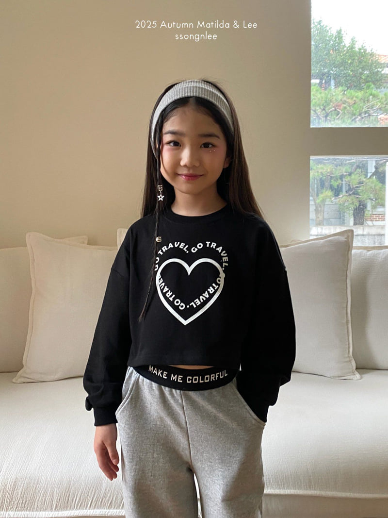 Matilda & Lee - Korean Children Fashion - #childofig - Heart Crop Tee - 3