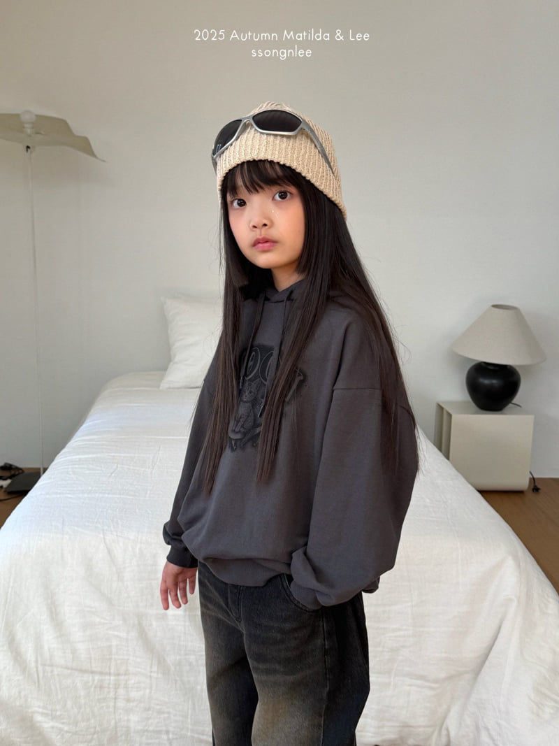 Matilda & Lee - Korean Children Fashion - #childrensboutique - Moon Cat Hoodie - 8
