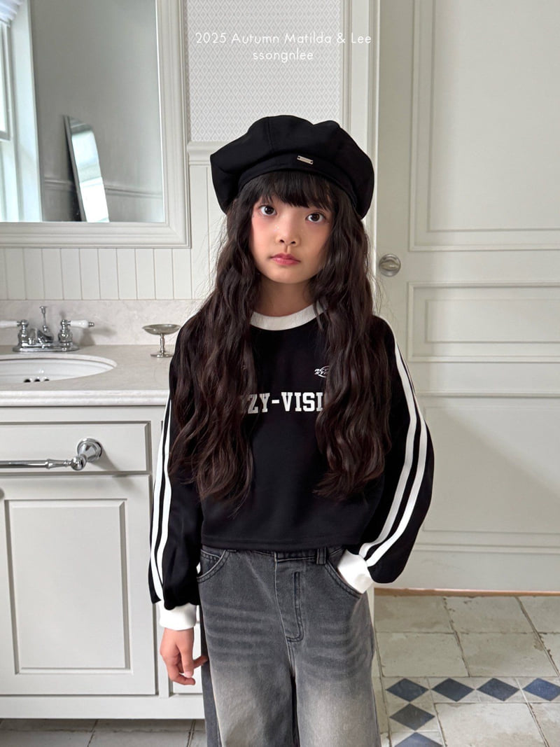 Matilda & Lee - Korean Children Fashion - #childrensboutique - Crop Line Tee - 3