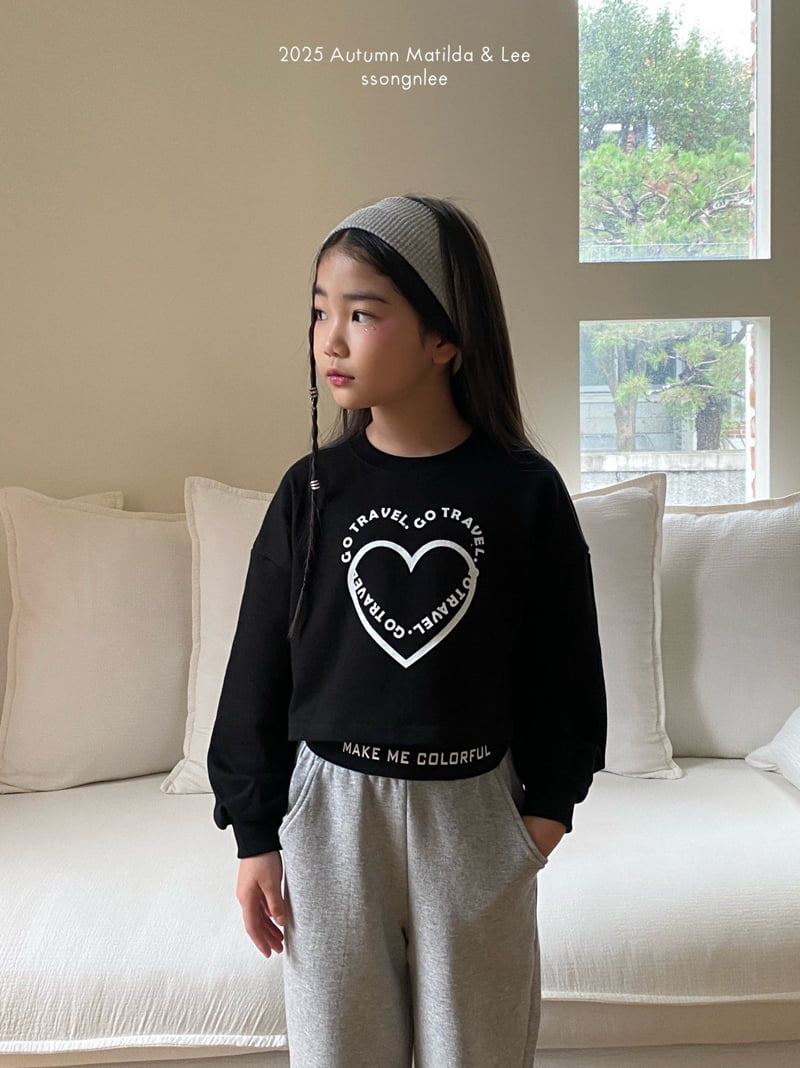 Matilda & Lee - Korean Children Fashion - #childofig - Heart Crop Tee - 4