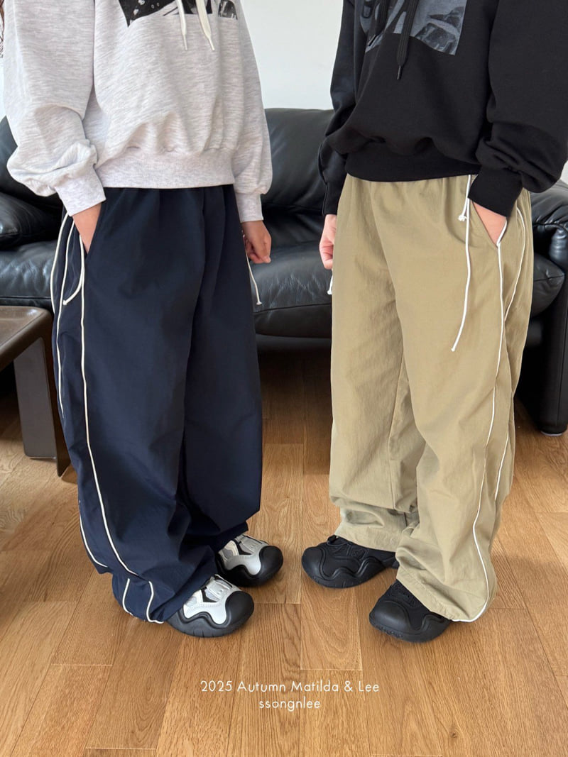 Matilda & Lee - Korean Children Fashion - #childrensboutique - String Wide Pants - 11