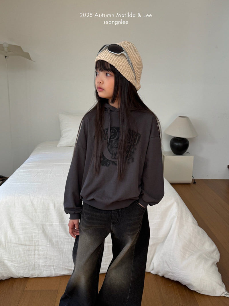 Matilda & Lee - Korean Children Fashion - #designkidswear - Moon Cat Hoodie - 9