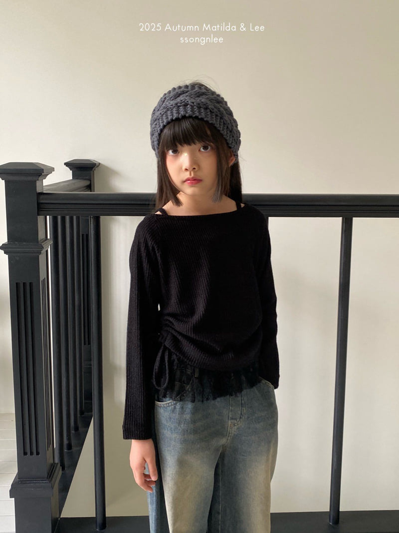 Matilda & Lee - Korean Children Fashion - #designkidswear - Lace Shirring Set - 8