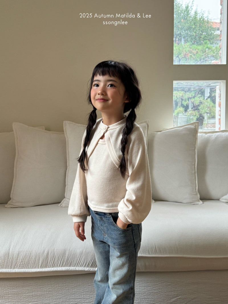 Matilda & Lee - Korean Children Fashion - #designkidswear - Button Bolero Knit - 6
