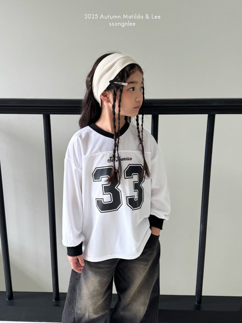 Matilda & Lee - Korean Children Fashion - #childrensboutique - Number 33 Jersey Tee - 4