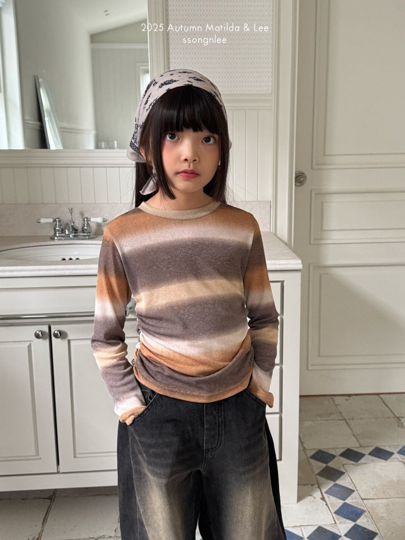 Matilda & Lee - Korean Children Fashion - #designkidswear - Gradation Shirring Tee - 3