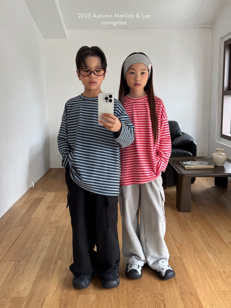 Matilda & Lee - Korean Children Fashion - #designkidswear - Color Stripe Tee - 11