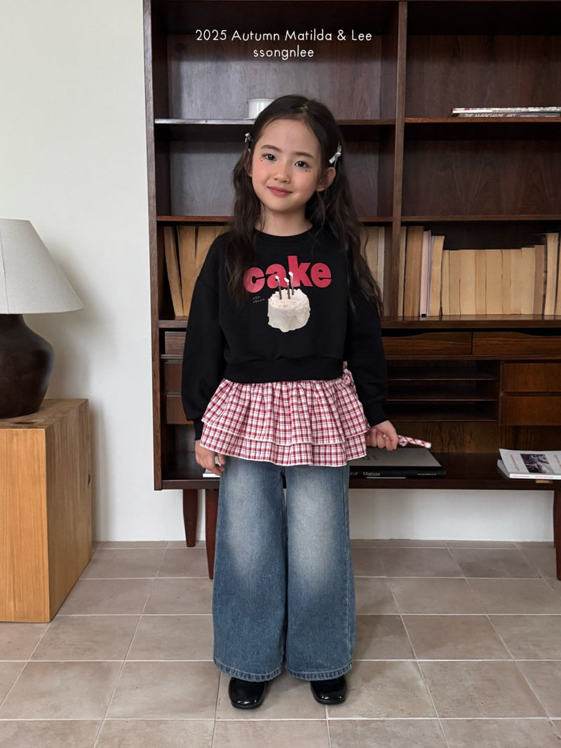 Matilda & Lee - Korean Children Fashion - #designkidswear - Check Layered Wrap Skirt - 10