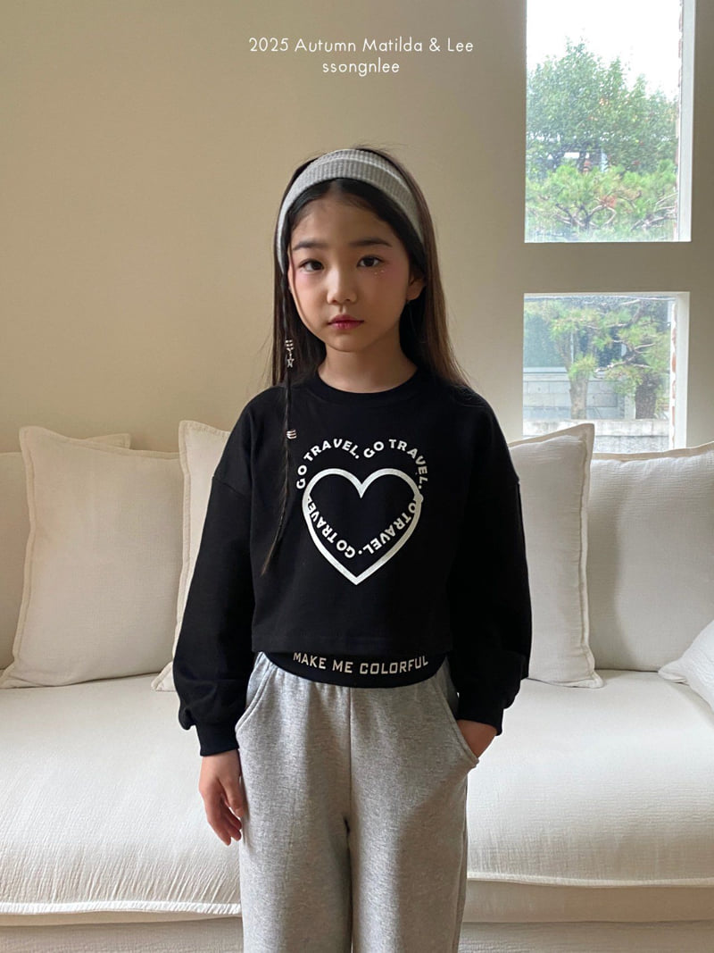 Matilda & Lee - Korean Children Fashion - #designkidswear - Heart Crop Tee - 5
