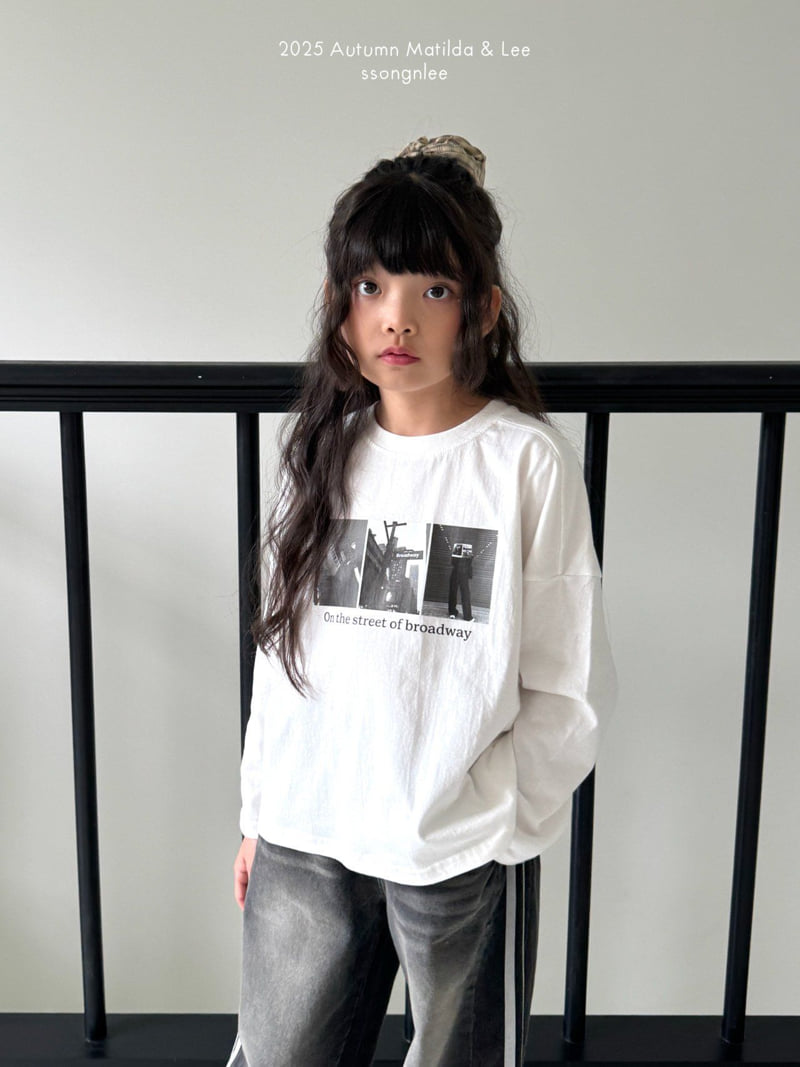 Matilda & Lee - Korean Children Fashion - #designkidswear - Broadway Tee
