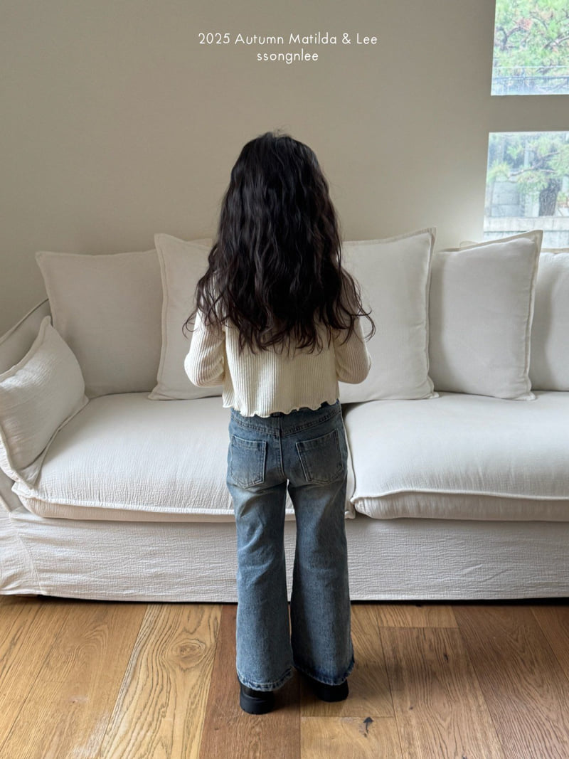 Matilda & Lee - Korean Children Fashion - #discoveringself - Bootcut Denim Pants - 12