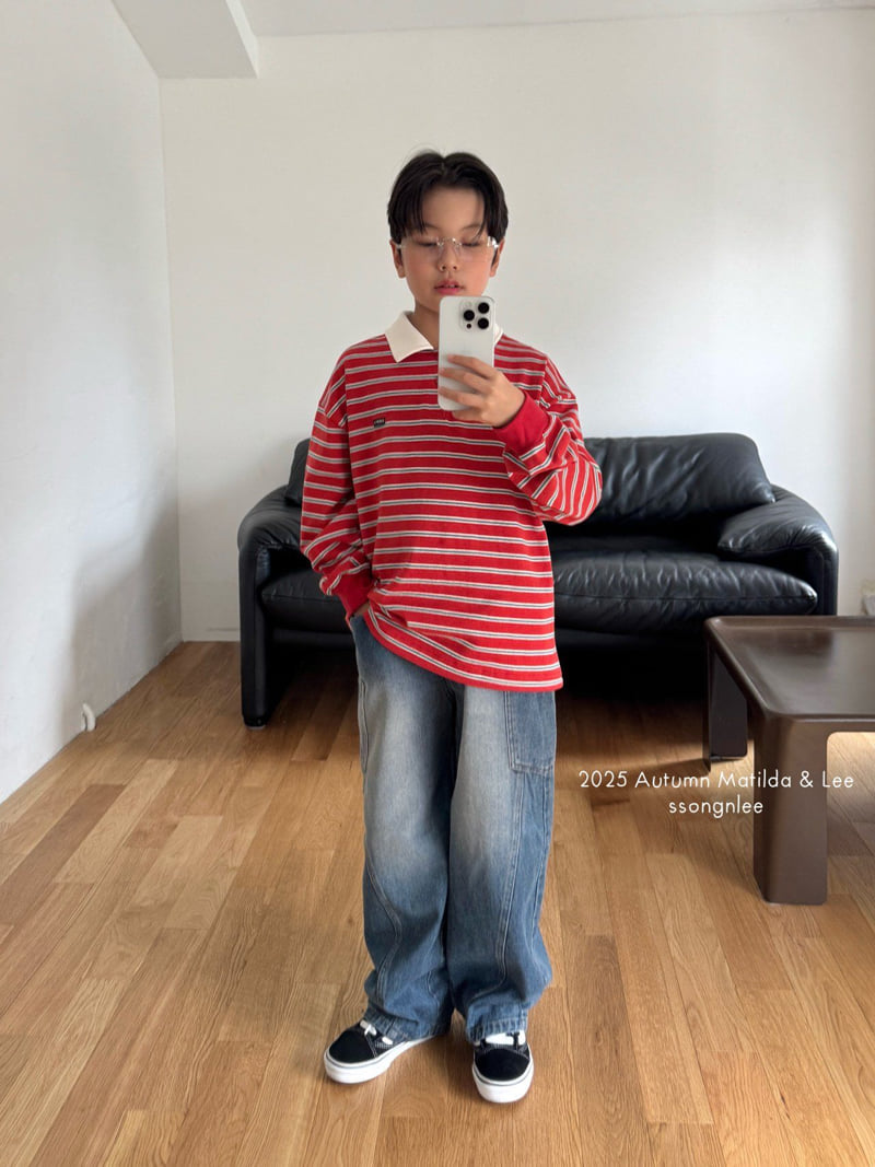 Matilda & Lee - Korean Children Fashion - #discoveringself - Pocket Denim Pants - 9
