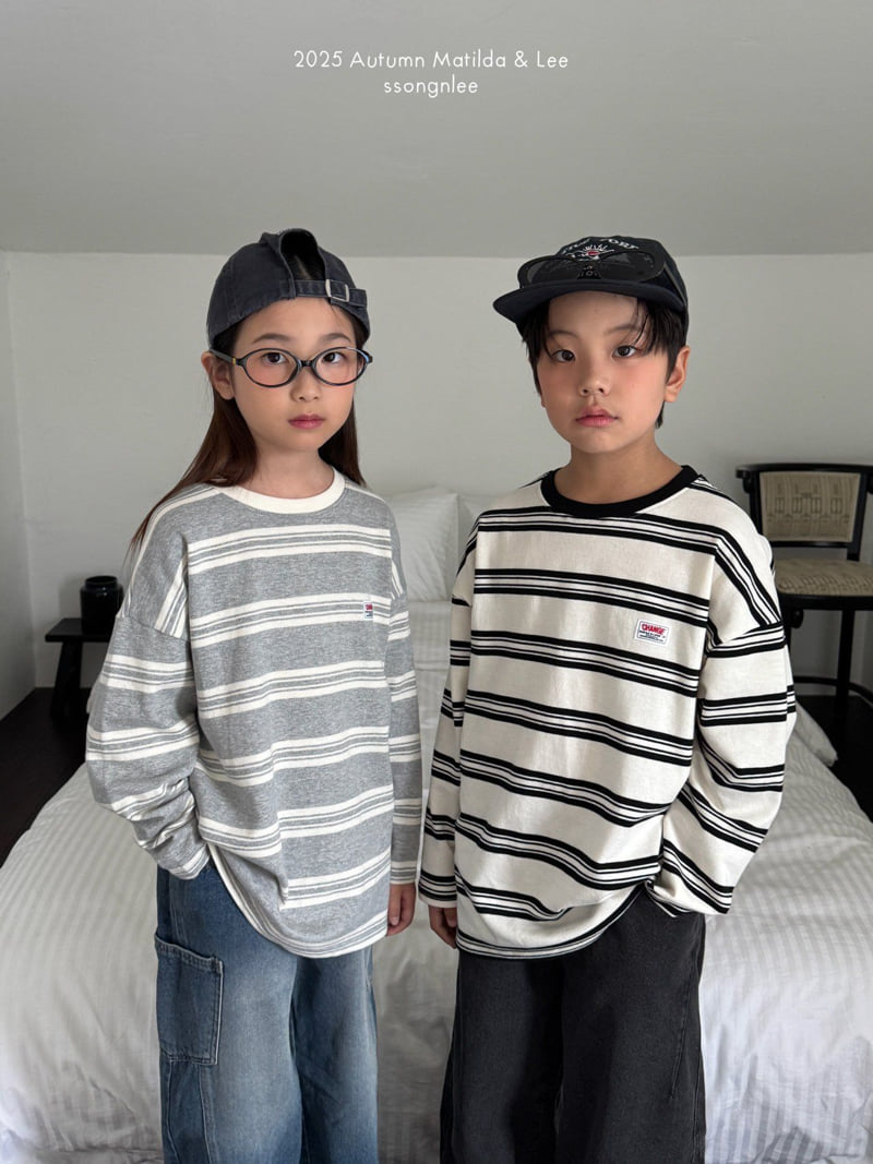 Matilda & Lee - Korean Children Fashion - #discoveringself - Change Stripe Tee - 6