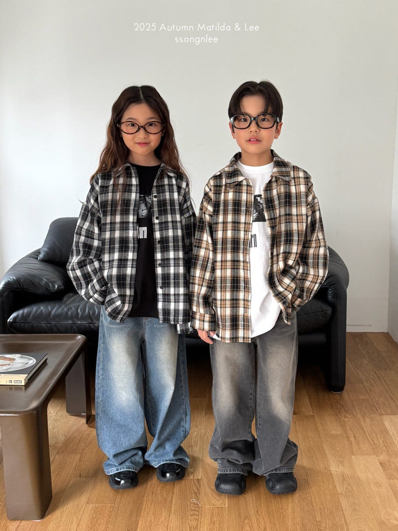 Matilda & Lee - Korean Children Fashion - #discoveringself - Modern Check Shirt - 6