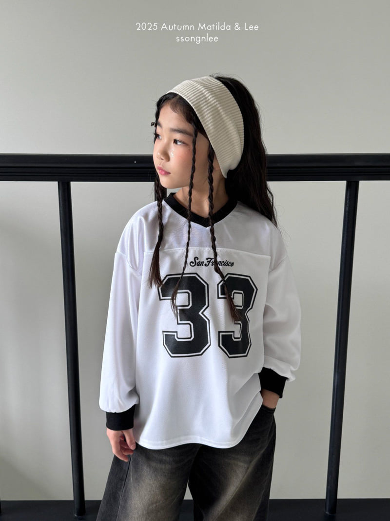 Matilda & Lee - Korean Children Fashion - #discoveringself - Number 33 Jersey Tee - 5