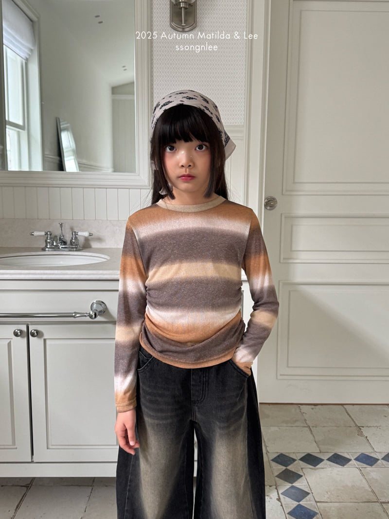 Matilda & Lee - Korean Children Fashion - #designkidswear - Gradation Shirring Tee - 4