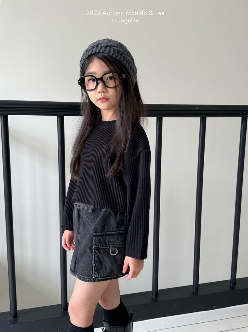 Matilda & Lee - Korean Children Fashion - #discoveringself - Ribbed Crop Knit - 8