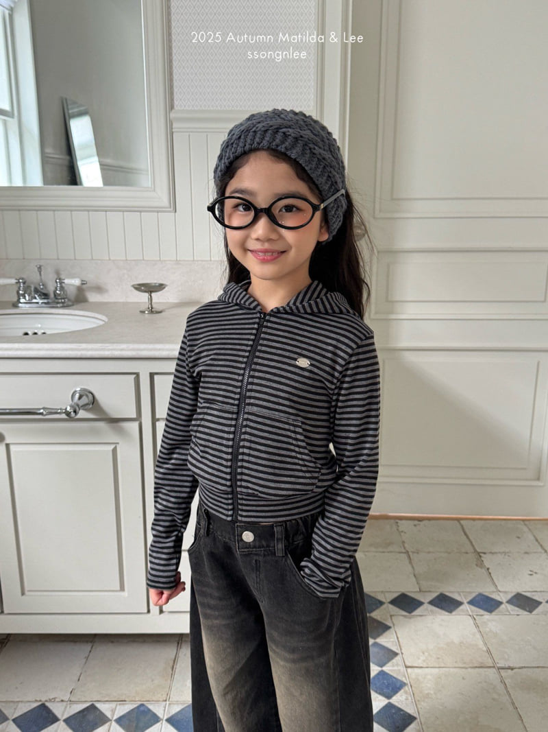 Matilda & Lee - Korean Children Fashion - #discoveringself - Ribbed Crop Hood Zip-Up - 9