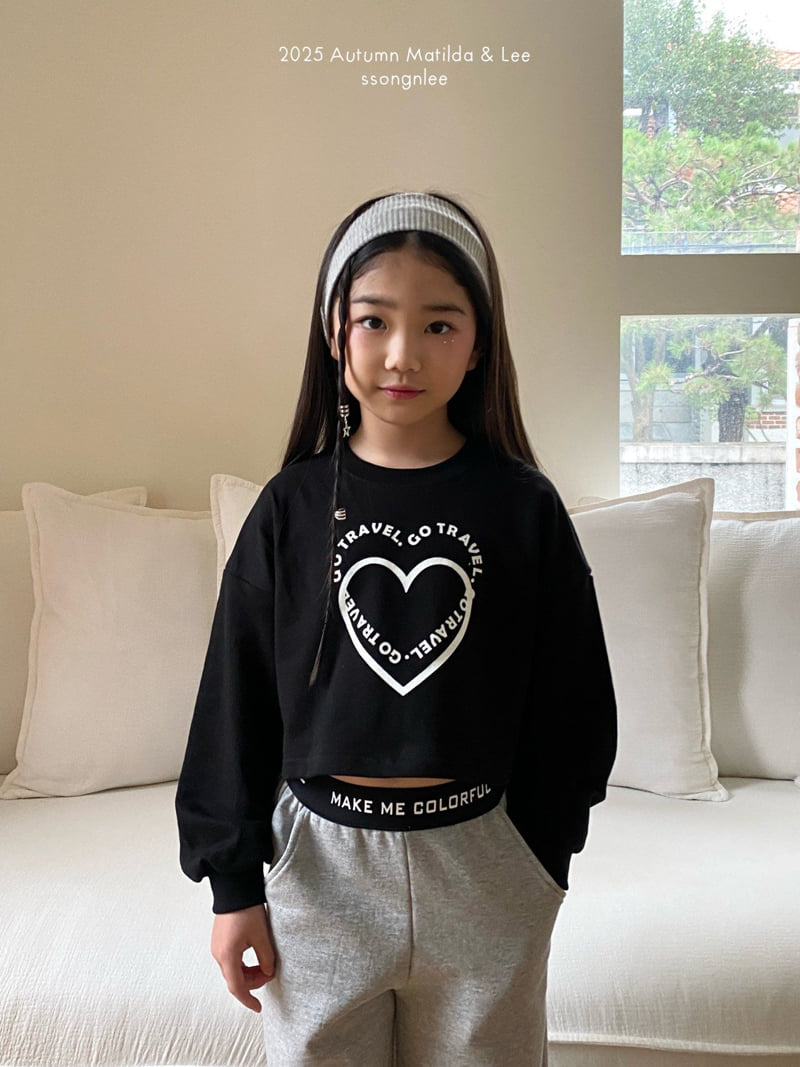 Matilda & Lee - Korean Children Fashion - #discoveringself - Heart Crop Tee - 6