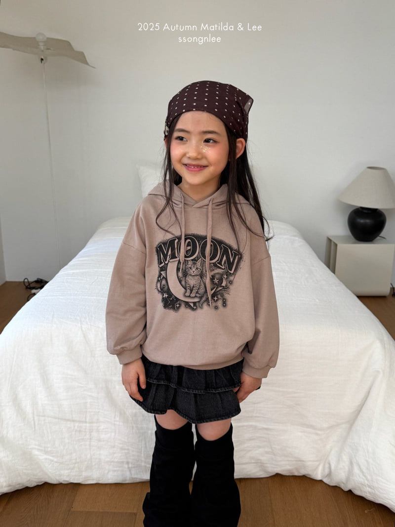 Matilda & Lee - Korean Children Fashion - #fashionkids - Moon Cat Hoodie - 11