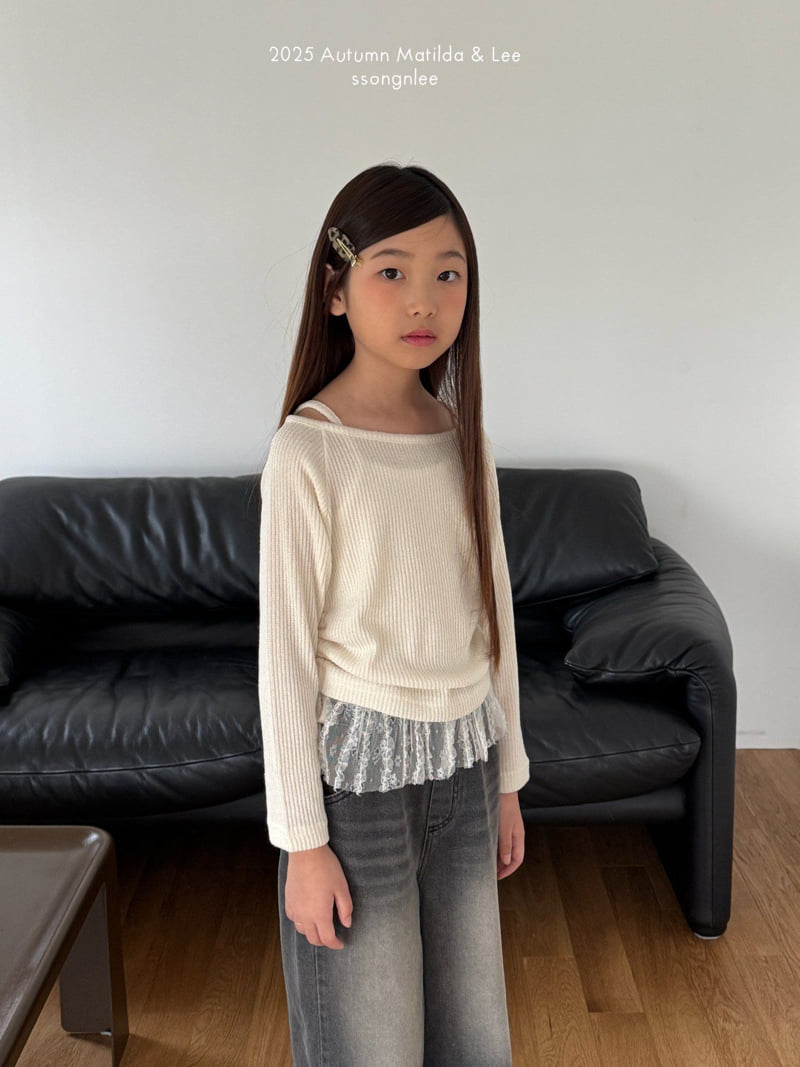 Matilda & Lee - Korean Children Fashion - #fashionkids - Lace Shirring Set - 10