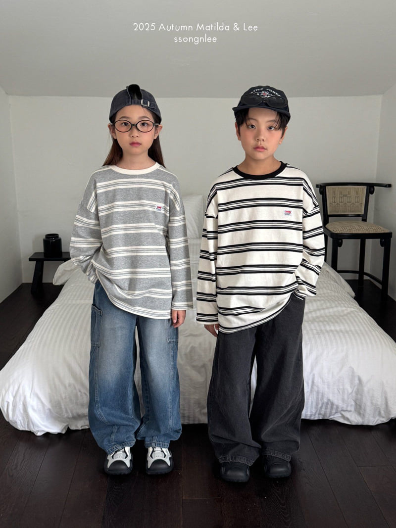 Matilda & Lee - Korean Children Fashion - #fashionkids - Change Stripe Tee - 7
