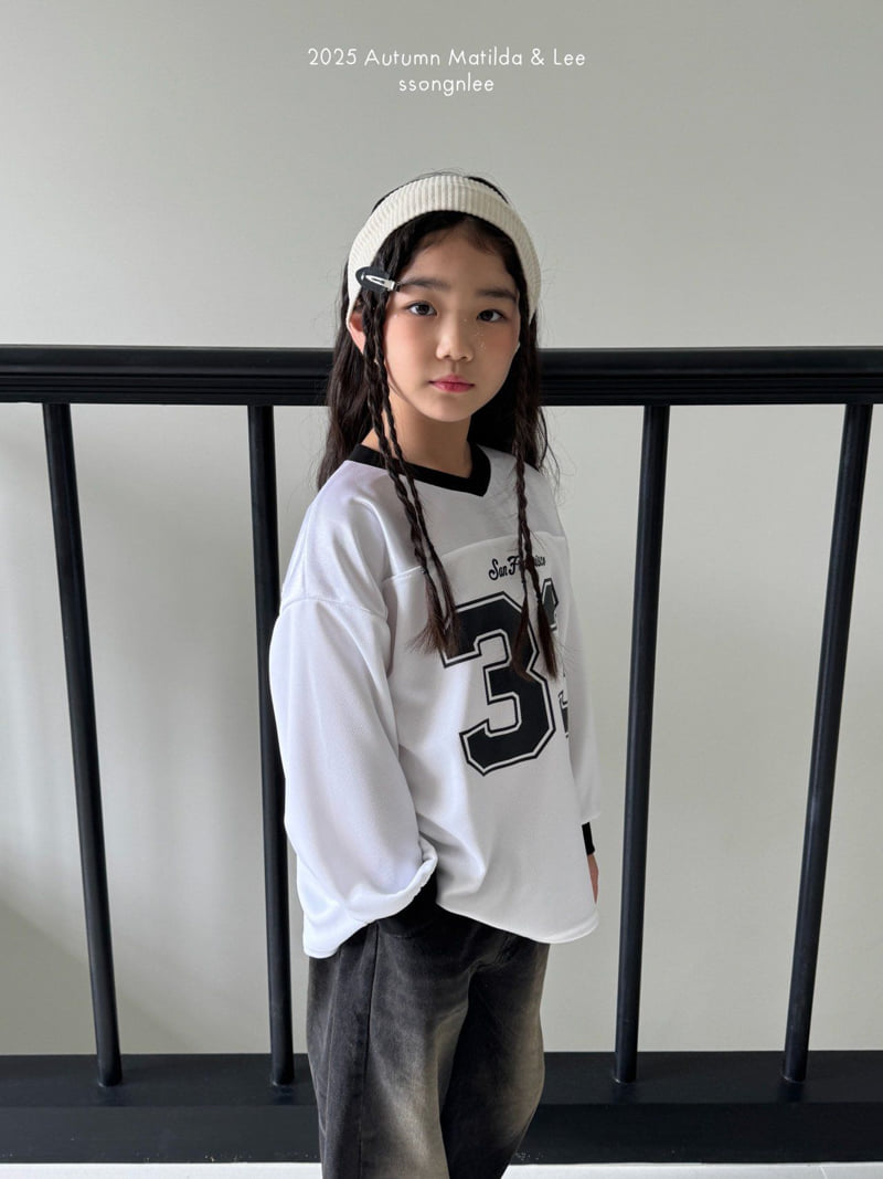 Matilda & Lee - Korean Children Fashion - #fashionkids - Number 33 Jersey Tee - 6